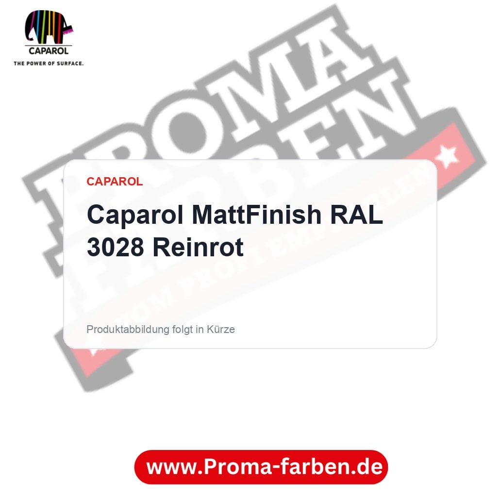 Caparol MattFinish RAL 3028 Reinrot – Proma Farben