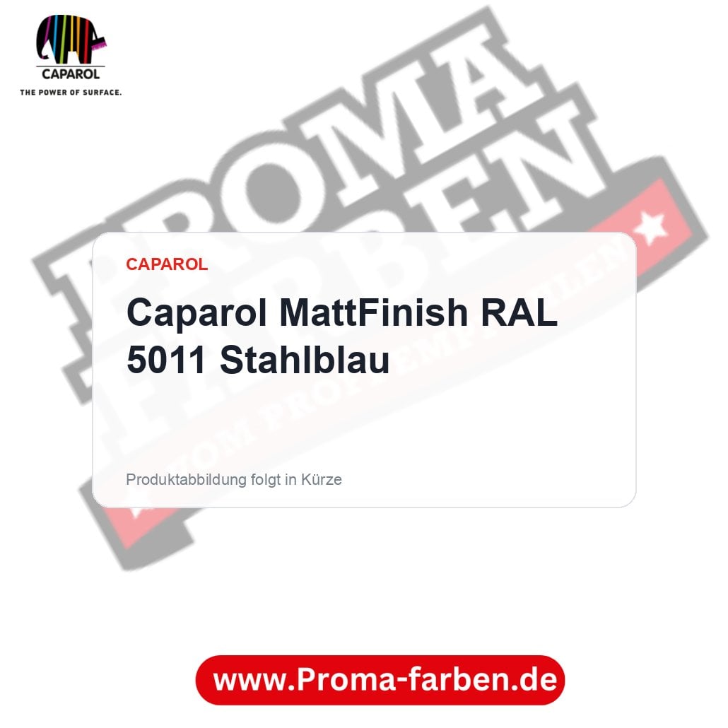 Caparol MattFinish RAL 5011 Stahlblau – Proma Farben
