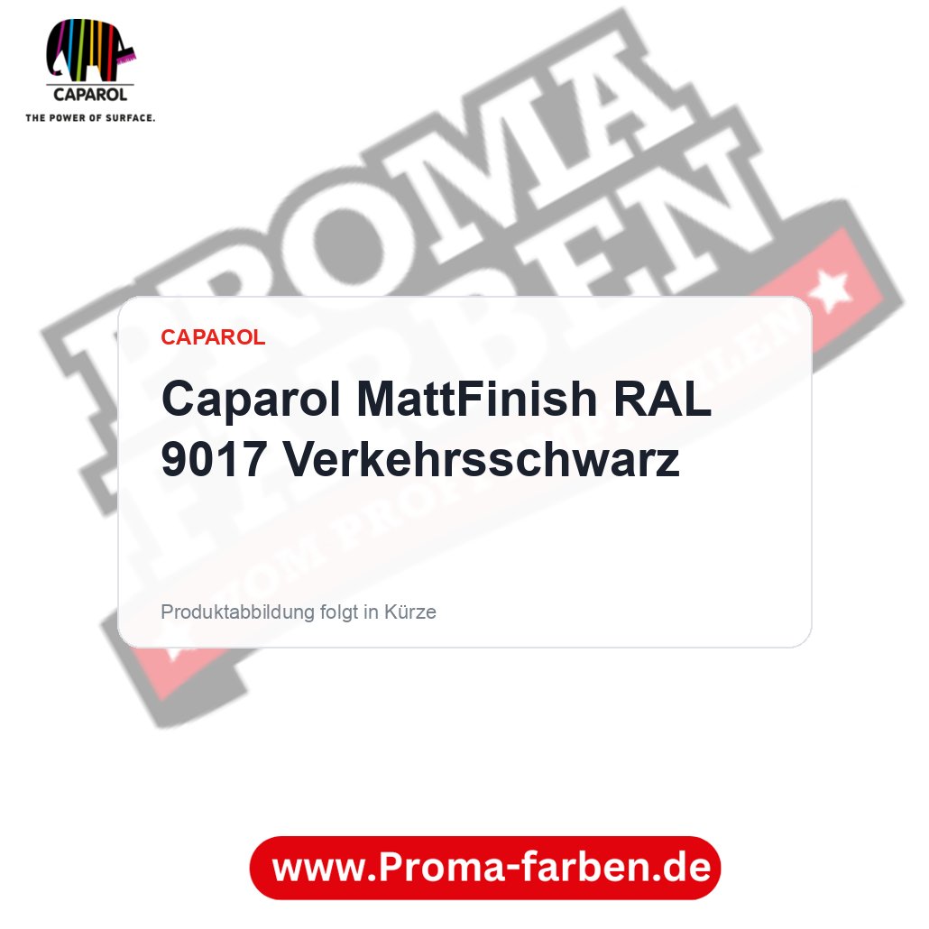 Caparol MattFinish RAL 9017 Verkehrsschwarz – Proma Farben