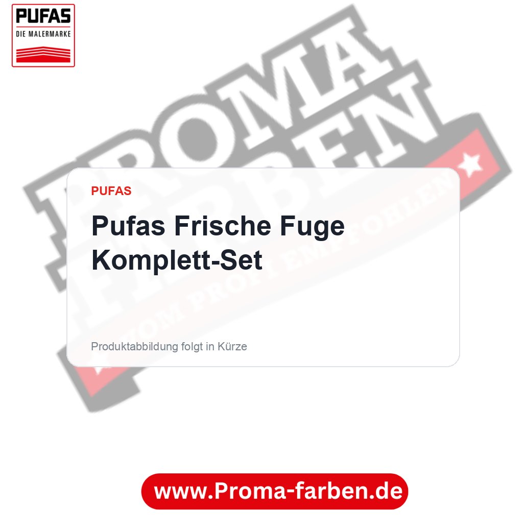 Pufas Frische Fuge Komplett-Set – Proma Farben