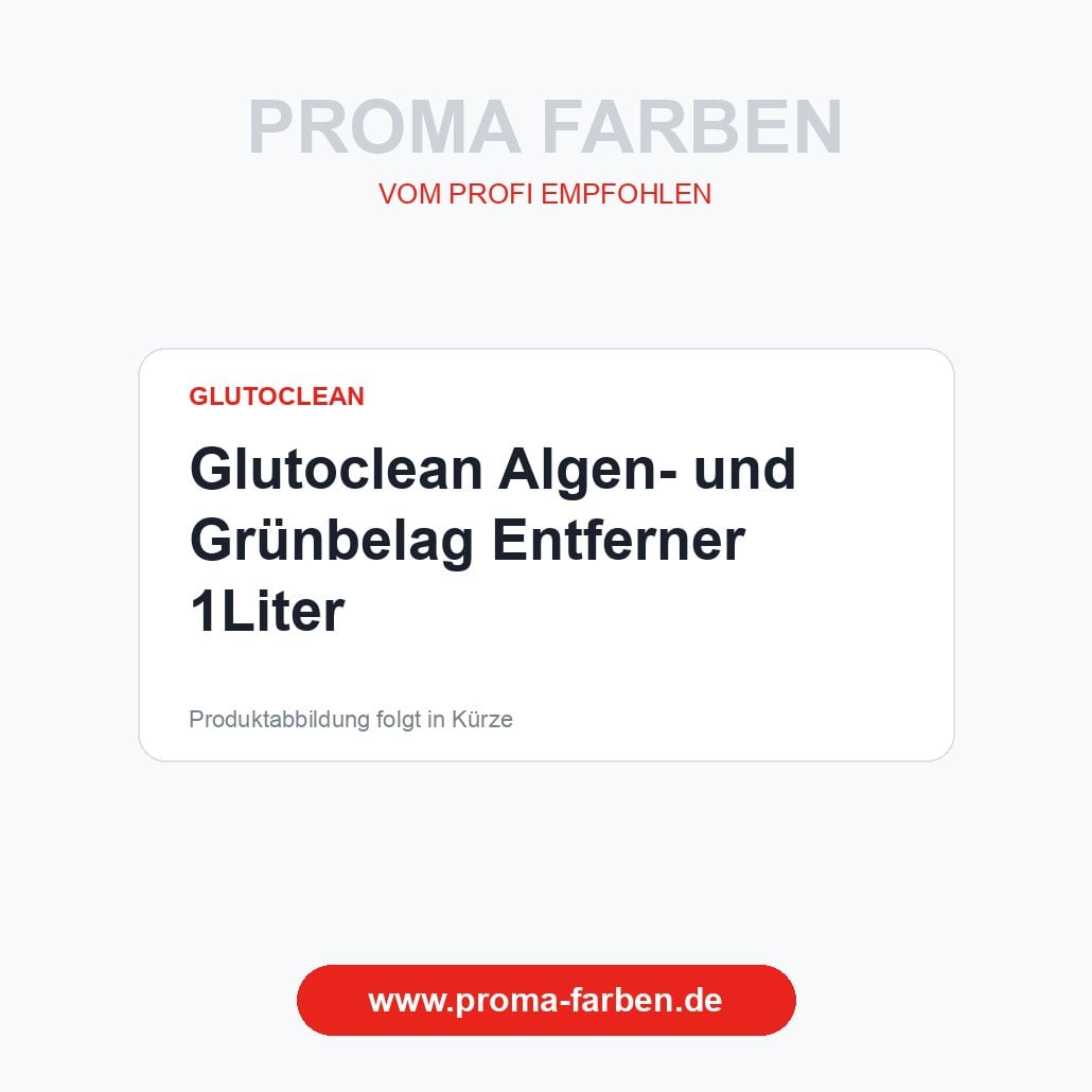 Glutoclean Algen- und Grünbelag Entferner 1Liter – Proma Farben